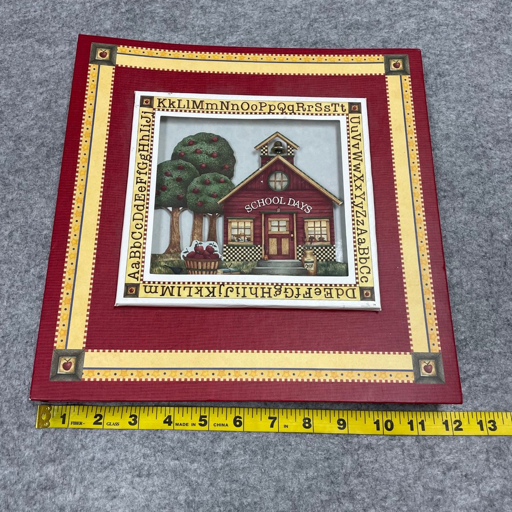 2005 Debbie Mumm School Days Keepsake Memory Pocket Album K-12 Red Scrapbook - Picture 16 of 16